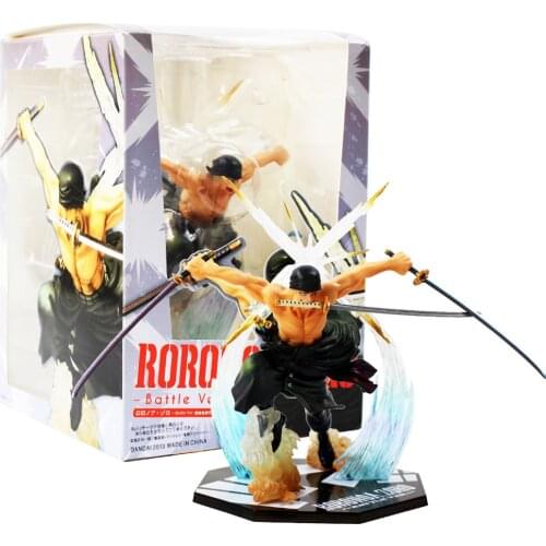 14cm Anime One Piece Roronoa Zoro Figurine Colossum Battle Ver PVC Action Figure Collectible Model Toy