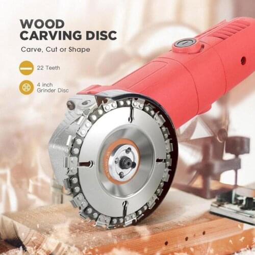 22 Teeth Mill Chain Wheel Circular Saw Blade 4/5 Inch For Angle Grinder Wood Carving Cutting Disc Power Tools Dropshipping