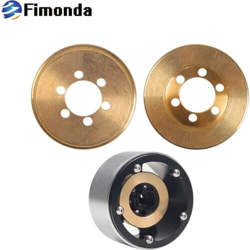 4pcs Brass 65g Internal Counterweight for 1.9 2.2 inch Wheel Rims RC Crawler Axial SCX10 90046 D90 TF2 Traxxas TRX4 Upgrade Part