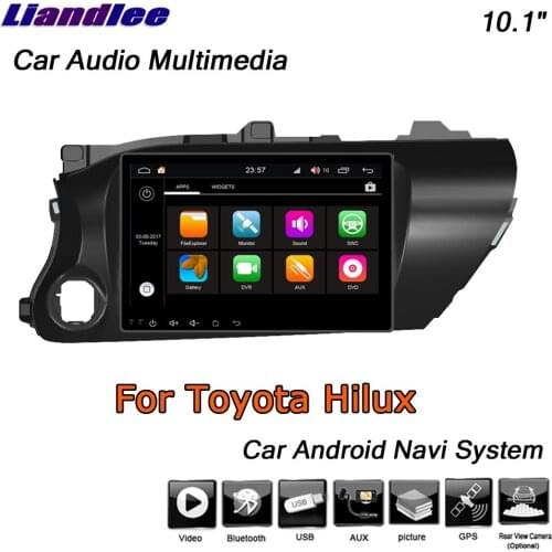 Car Android 8 UP Multimedia Player For Toyota Hilux AN120 2015-2019 Stereo Radio Vedio Wifi GPS Navigation System