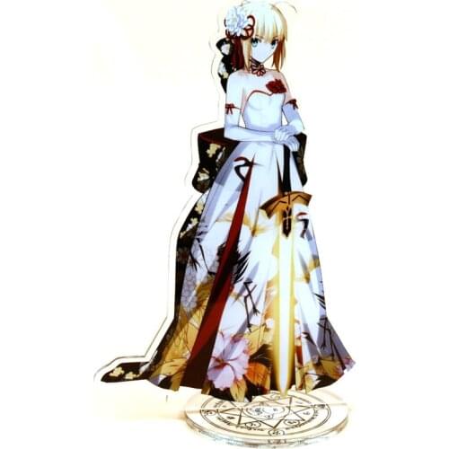 Fate/Grand Order FGO Saber Anime Toy Double Sided Plastic Action Figures Toy High Quality Collection Model Toys 21cm