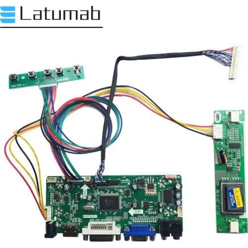 Latumab Board Kit for M190A1-L0F / M190A1-L0G / M190A1-L0J Board LVDS 19" Screen Controller Driver Board 1440×900 HDMI+DVI+VGA