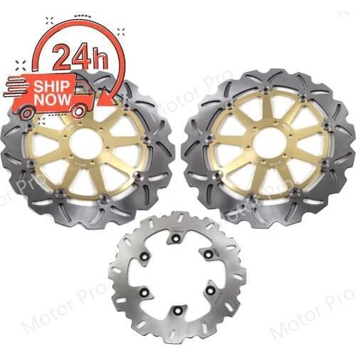 For Ducati SS Supersport 620 Monster 696 ABS Front Rear Brake Disc Disk Rotor Kit Motorcycle 2008 2009 20102 011 2012 2013 2014