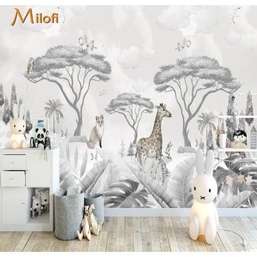 Custom 3D wallpaperCustom 3D Wallpaper Mural Nostalgic Woods Birds Living Room Bedroom Background Wall Home Decoration Wallpaper