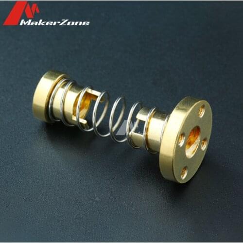 T8 Anti Backlash Spring Nut with M3 thread Elimination Gap Nut for 8mm Acme Threaded Rod Lead Screws DIY CNC 3D Printer