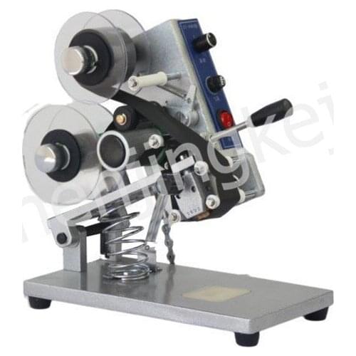 Manual Hand Pressure Production Date Batch Number Coding Machine English Letters to Send Three Rows of Prefixes With Words