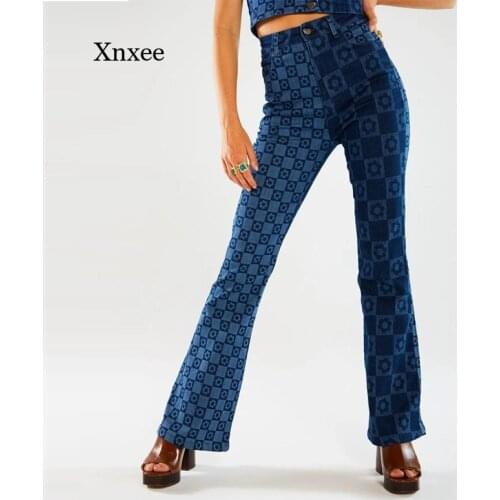 2021 Y2K E Girl Print Wide Leg Trousers High Waist Flare Pants Avant Garde Women Summer Long Summer Sweatpants Capris Bottom