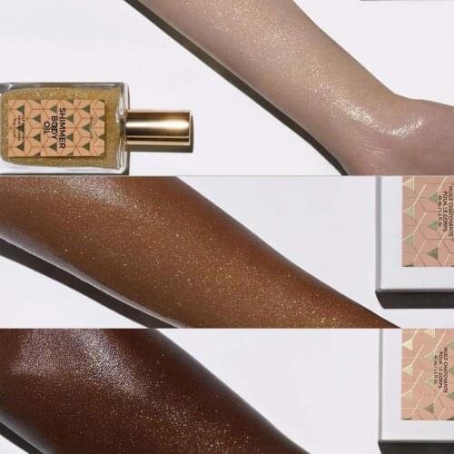 45ml Liquid Highlighter Foundation Eyes Face Body Brighten Makeup High Gloss Shimmer Lotion Highlight Liquid Make Up