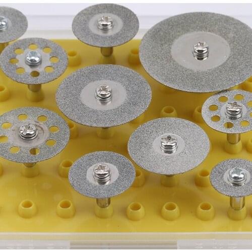 10Pcs 3mm Diamond Circular Saw Blades Cutting Granite Stone Porcelain Ceramic Tile Saw Disc Thin Saw Blades