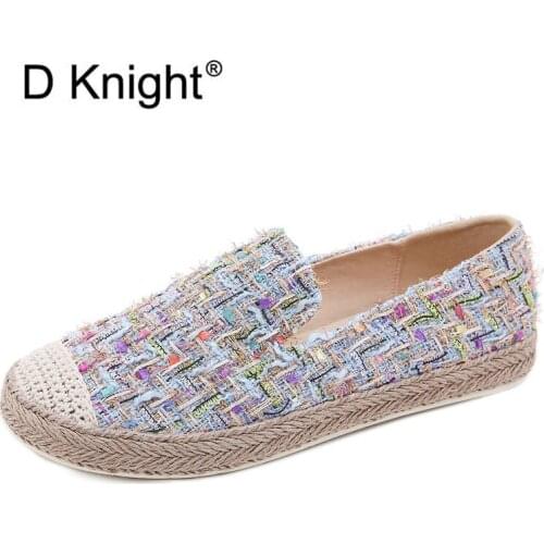 2021 New Casual Flat Women Sneakers Mocassin Femme Espadrilles Shallow Mouth Feminino Summer Breathable Womens Flat Shoes Woman