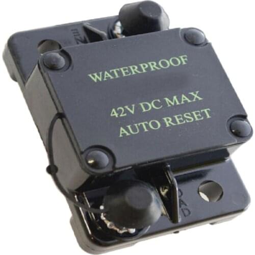 Vehicles Car Ship Circuit Breaker Protection Waterproof Electric Auto Reset 30A-300A DC42V, Easy to Install