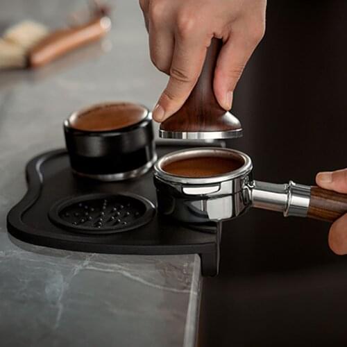 Large Coffee Anti-skid Mat Espresso Latte Art Pen Tamper Tamping Holder Pad Coffeeware Tampers Coffee Grind Soft Silicone Mat