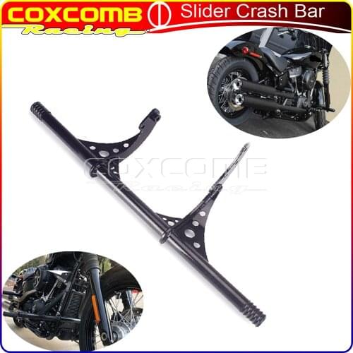 For Harley Softail Slim Street Bob FXBB Low Rider 18-up Motorcycle Engine Guard Frame Slider Bumper Protector Engine Crash Bar