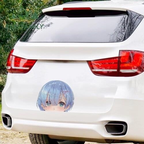EARLFAMILY 26cm x 21.2cm for PK Rem Render Car Stickers Nishikino Maki Akishino Himeka Creative Waterproof Vehicle Anime Decals