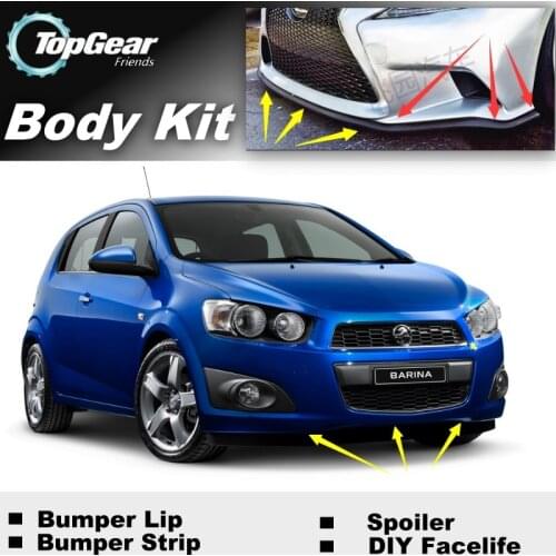 Bumper Lip Lips For Holden Barina TopGear Shop Spoiler For Car Tuning / TOPGEAR Body Kit + Strip