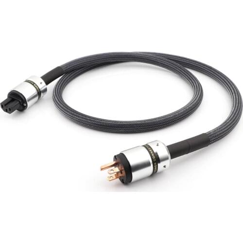 Hifi audio OFC 4square Power Cord Cable AC US Power Cord POWER line Audiophile OFC hifi Power Cord