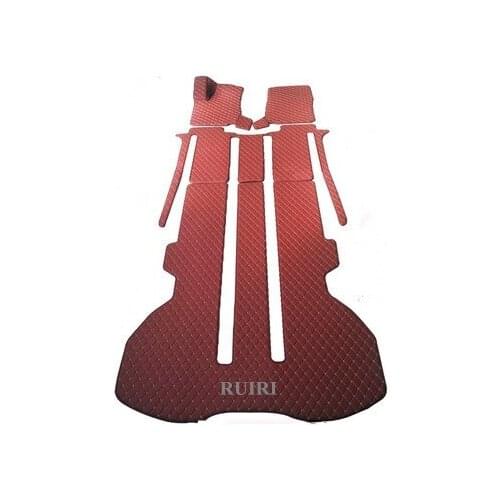 Good quality! Custom full set car floor mats + trunk mat for Lexus LM 300h 7 seats 2020 waterproof car carpets for LM300h 2021