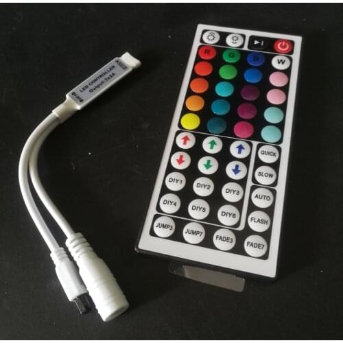 Led Controller 44 Keys 24 Keys LED IR RGB Controler LED Lights Controller IR Remote Dimmer DC12V Control For RGB LED Strip