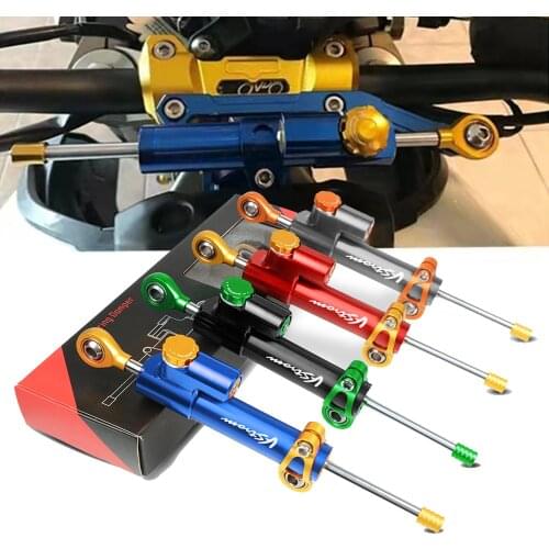 For Suzuki DL1000/V-STROM DL650 02-16 VSTROM DL250 V-strom 2017-2019 Adjustable Moto Steering Stabilize Damper Bracket Mount Kit