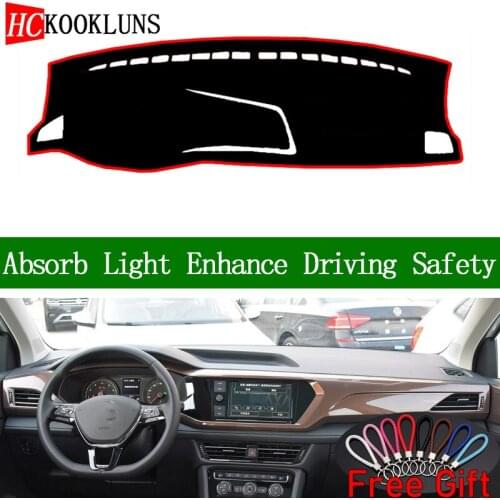 For Volkswagen Tharu 2019 Dashboard Cover Sun Shade Non-slip Dash Mat Pad Carpet Car Stickers Interior Accessories