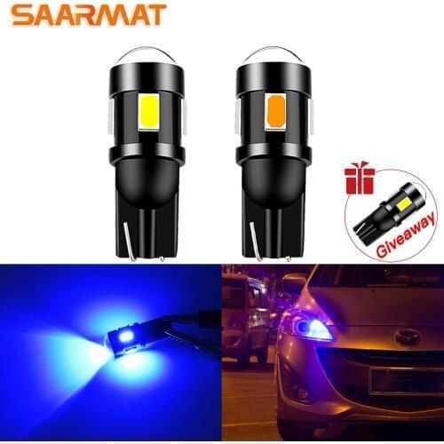 2pcs Plug and play Car T10 W5W 6smd Interior Bulb For Peugeot 206 207 308 408 406 508 307 407 406 1007 2008 3008 4007 4008 5008