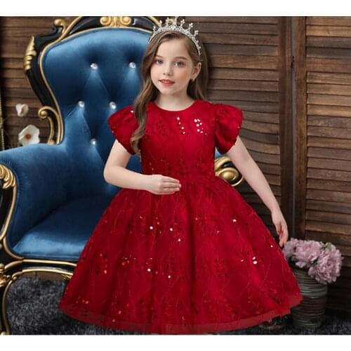 Retail noble pink/white 2017 hot baby Girl party Dresses kids Girl Infant Princess wedding summer Dresses Baby Christening Gown