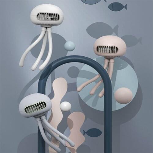 Mini Neck Fan For Babies Portable Bladeless USB Rechargeable Silent Outdoor Stroller Fans for Ventilador Folding Air Cooling