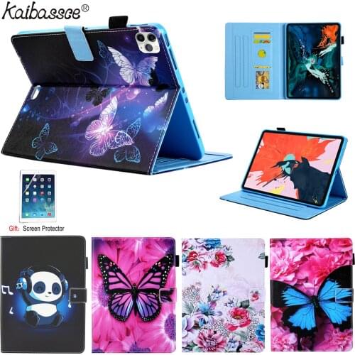 KAIBASSCE Fashion Painted Sleep TPU tablet Case For iPad Pro 11 inch 2018 2020 Cover Case For new iPad 10.2 inch 2019