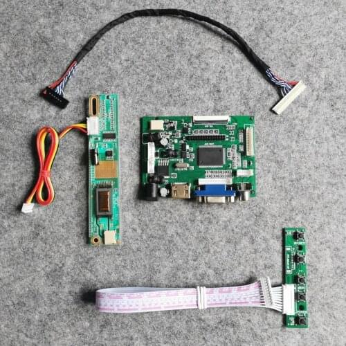 DIY kit 1-CCFL LVDS 30 Pin monitor drive board Fit B141XG05/B141XG08/B141XG09/B141XG10/B141XG13 1024*768 VGA AV LCD matrix