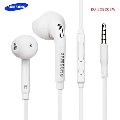 Samsung Earphones 3.5MM EG920 Deep Bass IN-EAR Earbuds Headset With Mic/Remote Control For Galaxy S6 S7 S8 S9 S10 Note 4 5 8 9