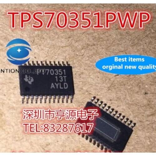2PCS TPS70351 TPS70351PWP TPS70351PWPR PT70351 TSSOP24 in stock 100% new and original