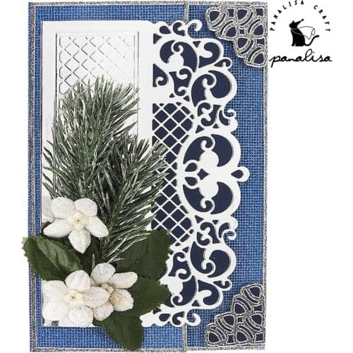 Panalisacraft Lace Border Bookmark Metal Cutting Dies Cards Diecut Scrapbooking Album Paper Card Craft Embossing