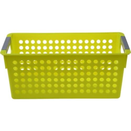 Japanese-style Stackable Plastic Storage Baskets/Bins Organizer Fruit Toys Clothes Glove Box Debris Storage Basket