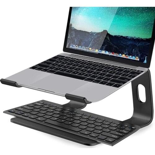 Laptop Stand Ergonomic Aluminum Laptop Mount Computer Stand Detachable Laptop Riser Notebook Holder Stand Compatible