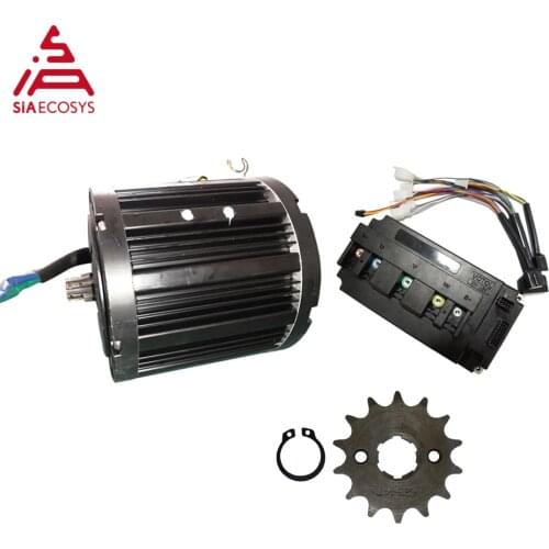 QS MOTOR 138 3000W Mid drive motor with sprocket 428 and votol EM150SP controller for electric motorbike Z6 100KPH 72V