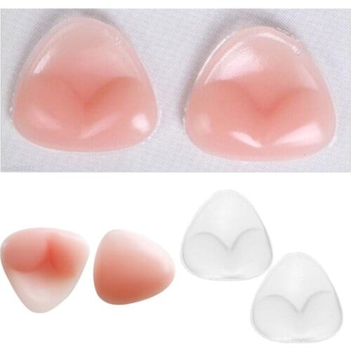 Silicone Bra Women Breast Push Up Pads Swimsuit Accessories Silicone Bra Pad Nipple Cover Stickers Patch Inserts Sponge Bra