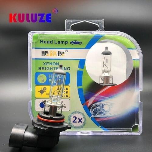 KULUZE 9006 HB4 12V 55W Light Standard Lamp 3200K 65W 9005 Headlight Auto Fog Lamp 9006 Car Halogen Bulb High Quality
