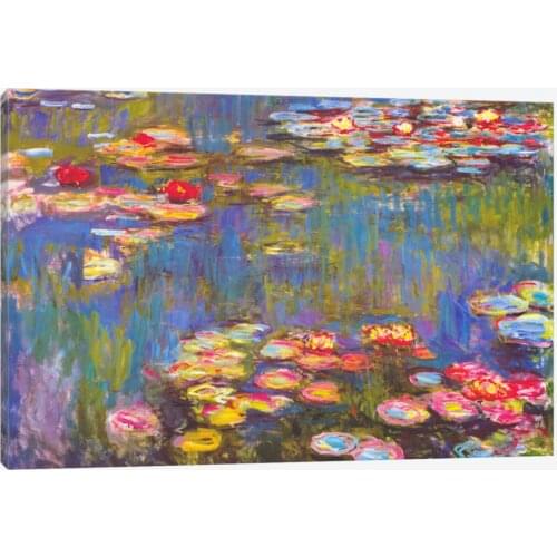 High quality Claude Monet paintings Water Lilies oil on canvas hand-painted Home decor