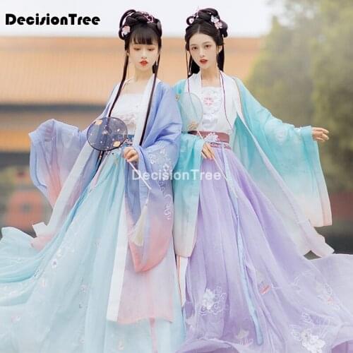 2021 woman stage dance dress chinese traditional costumes year adult tang suit performance hanfu female cheongsam dress