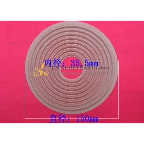 1 piece OD: 152mm Voice coil hole 35.5mm Best woofer Bass speaker repair spider elastic wave