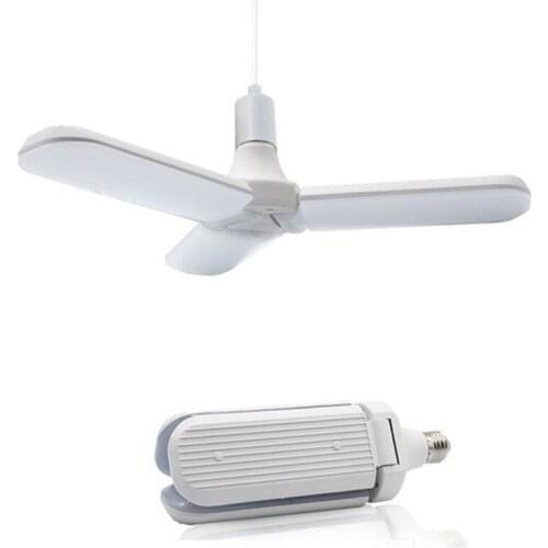 1X High Power LED Folding Garage Light E27 Type 35W/45W 95-265VAC Three Round Bubble Lamp LED Bulb lighting Warm/Cool White