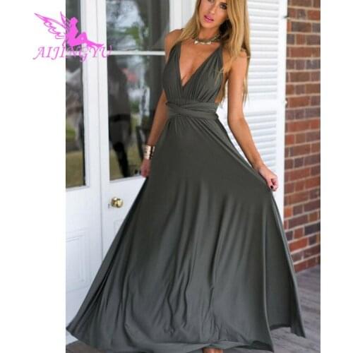 AIJINGYU Long Evening Gowns Dress Party 2021 Women Sexy Elegant Formal Special Occasion Dresses Fashion Gown BN474