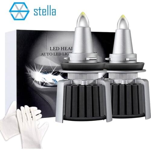 Stella Car Headlight H7 led canbus for lens projector LED H11 H1 led bulb for Auto 9005 9006 9012 360 degree car led 120w 25000L
