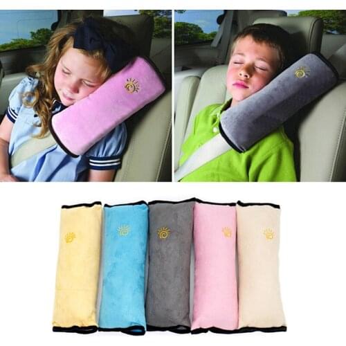Car Safety Strap Cover for Kids Plush Car Seat Belt Cover Shoulder Pads Safety Belt Protector Cushion Car Interior Accessories
