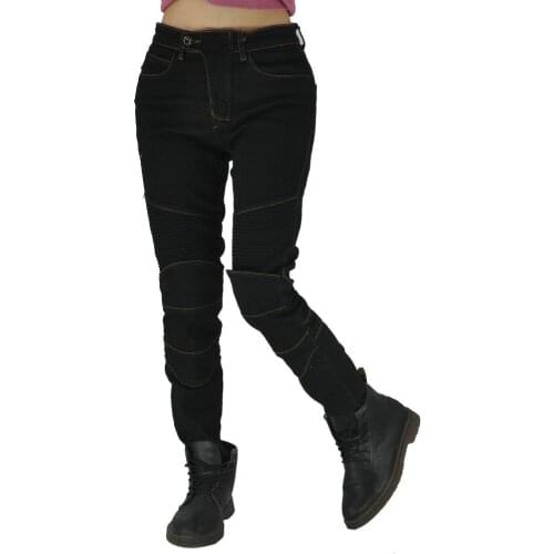 Jeans Casual Knee Pads Motorcycle Pants Denim Blue Pants Motorcycle High-Grade Black Jeans Denim Casual Pants