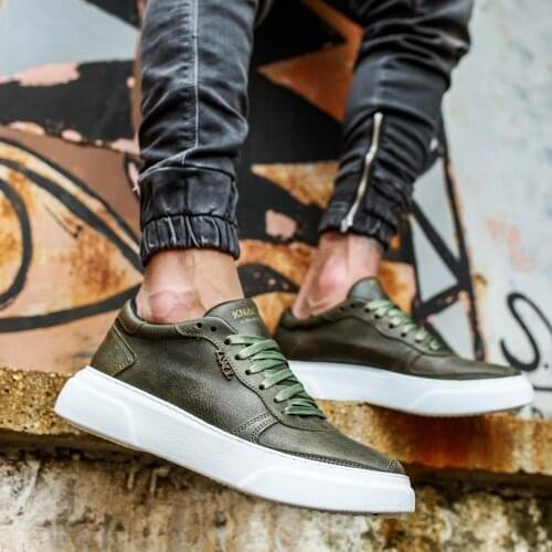 Knack Günlük Ayakkabı 222 Haki Yeni Moda Türk Malı Hızlı Kargo Tüm Kıyafetlere Uygun İndirimli Fiyatlar Yeni Özel Üretim