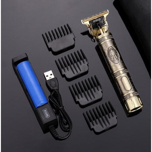 Professional Hair Trimmer Clipper 0mm Baldheaded Cutter Beard Shaving Precision Finishing Hair Cutting Machine Adult Kid