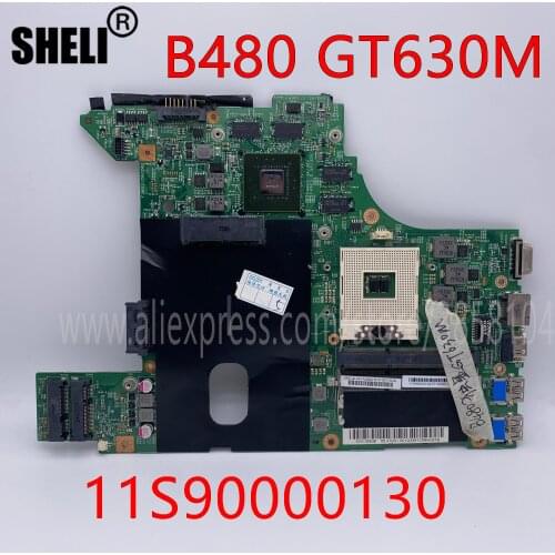 SHELI For Lenovo B480 Motherboard 11S90000130 GT630M GPU DDR3L 100% Tested