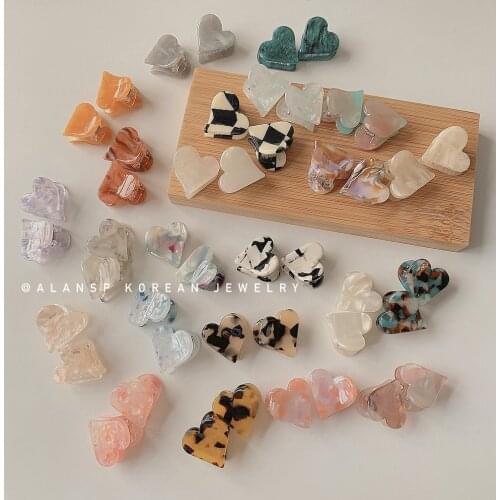 Mini Sweet Acetate Hair Clip for Girls Women Hair Claw Chic Barrettes Crab Small Hairpins Styling Clips Fashion Hair Accessories