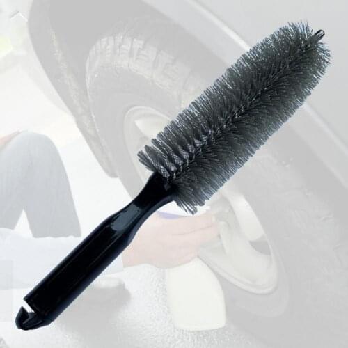 Multifunction Car Wheel Wash 31cm Brush Car Truck Motor Engine Grille Wheel Wash Brush Tire Rim Cleaning Tool Car Accessories